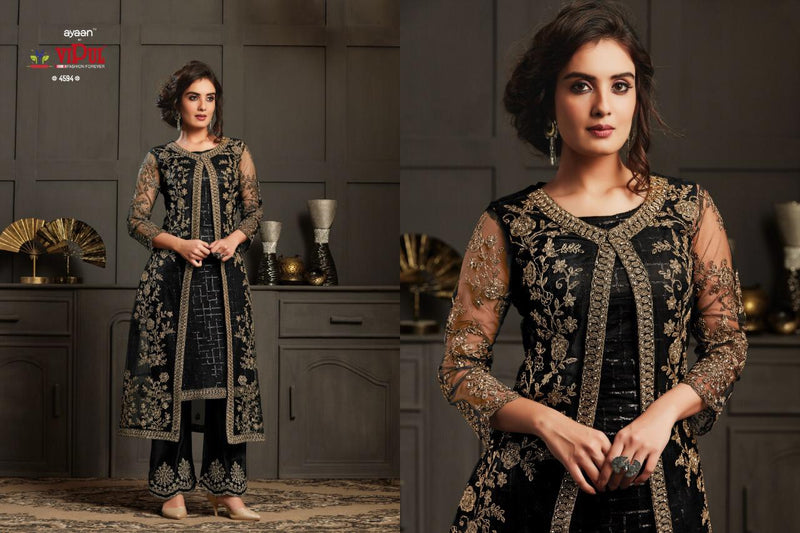 Vipul Fashion Elliza Designer Wedding Wear Gown Style Salwar Suits In Fancy