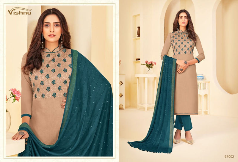 Vishnu Impex Nusrat Cotton Flex Stylish Designer Salwar Suit