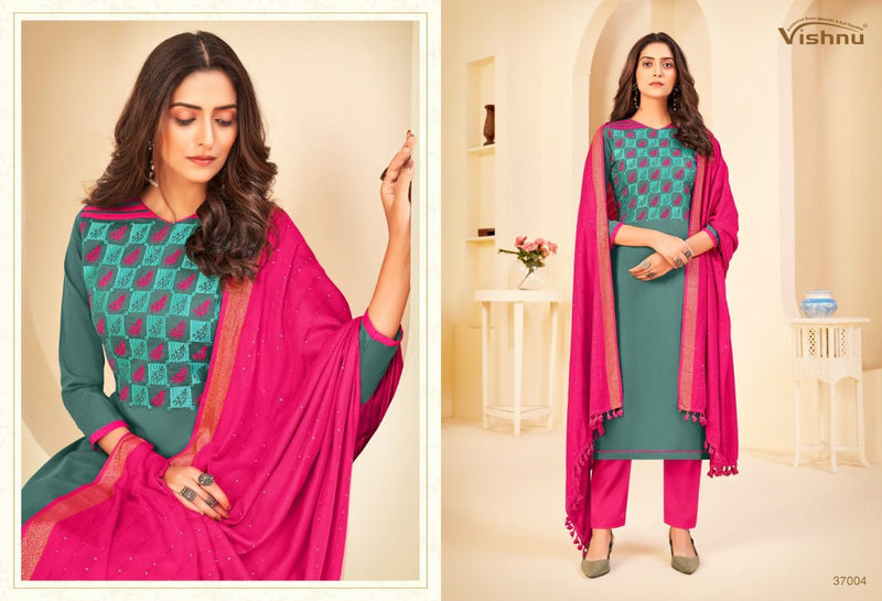 Vishnu Impex Nusrat Cotton Flex Stylish Designer Salwar Suit