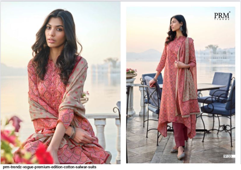 Prm Trendz Vogue Premium Edition Jam Cotton Party Wear Salwar Suits With Elegant Look