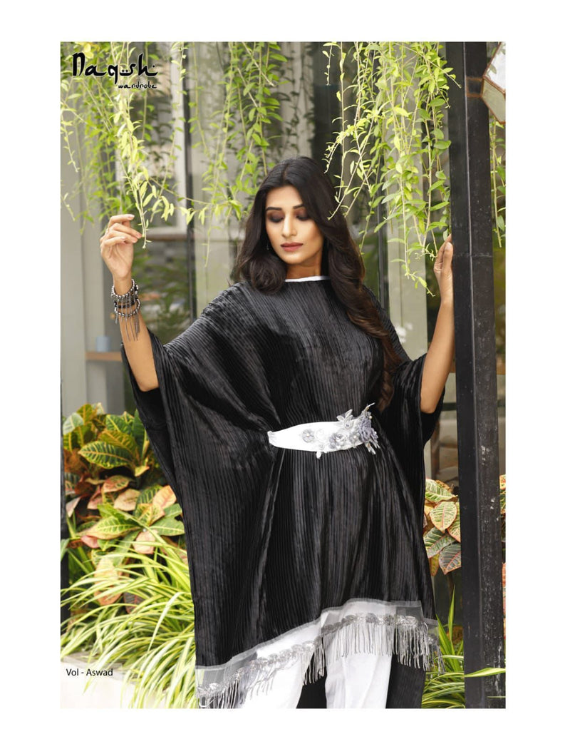 Naqsh Volaswad  Satin Party Wear Kurti