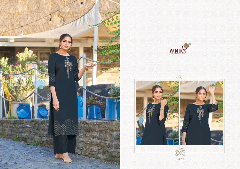 Vamika Naaz Vol 3 Viscose Silk Fancy Readymade Kurti