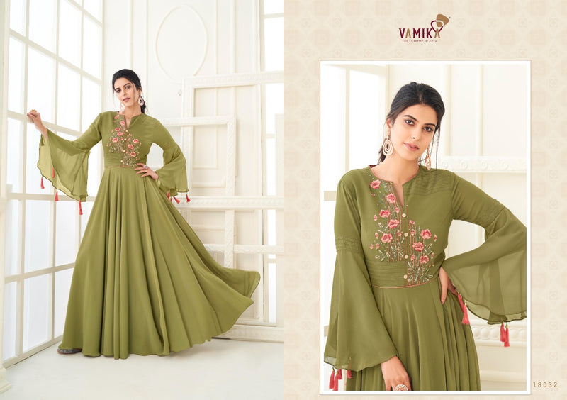 Vamika Sui Dhaga Vol 4 Heavy Georgette Embroidered Handwork Kurti