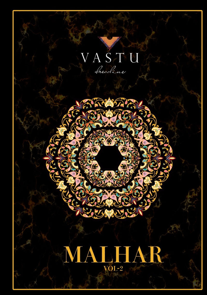 Vastu Tex Malhar Vol 2 Cotton Satin Print With Exclusive Work Salwar Suit