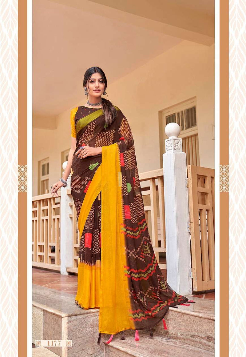 Vinamra Viscose Print Vol 7 Exclusive Stylish Designer Partywear Fancy Saree