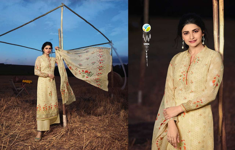 Vinay Fashion Fusion Vol 2 Georgette With Heavy Embroidery Work Exclusive Printed Fancy Casual Wear Salwar Kameez