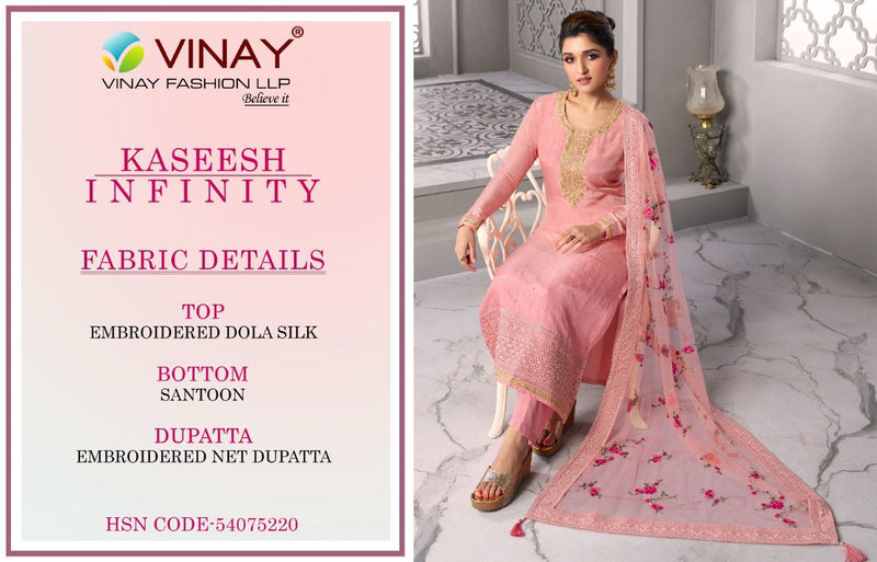 Vinay Fashion Kaseesh Infinity Dola Silk Salwar Suit