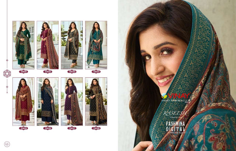 Vinay Fashion Pashmina Digital Jacquard Top With Digital Print Salwar Suit