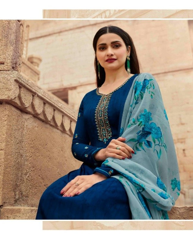 Vinay Fashion Silkina  Royal Crepe Decent Look Salwar Suits