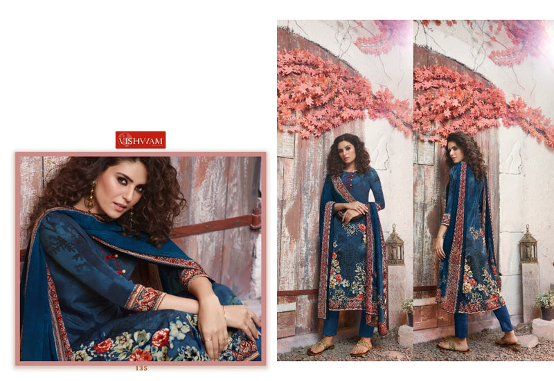 Vishwam Fabrics Cappuccion Nx Vol 3 Printed Salwar Kameez