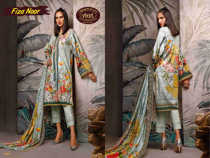 Vivel Words Fiza Noor Lawn Collection Vol 1 Pure Cotton Salwar Suit