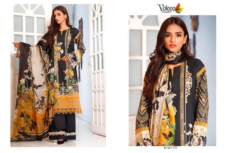 Volono Trendz Firdous Vol 11 Cotton Printed Fancy Embroidery Work Exclusive Patry Wear Salwar Kameez
