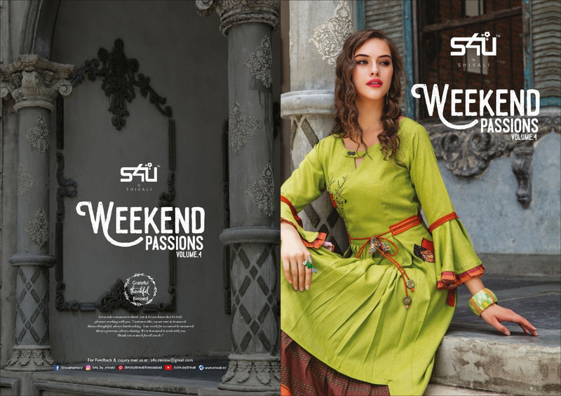S4u Shivali Fashion Weekend Passion Vol 4 Hitlist Waer Kurti In Fancy