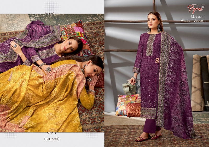 Fyra Winter Queen Pashmina With Heavy Beautiful Work Stylish Designer Party Wear Salwar Kameez