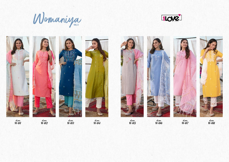 S4U Shivali Womaniya Vol 3 Viscose Slub Fancy Designer Party Wear Kurtis With Bottom & Dupatta