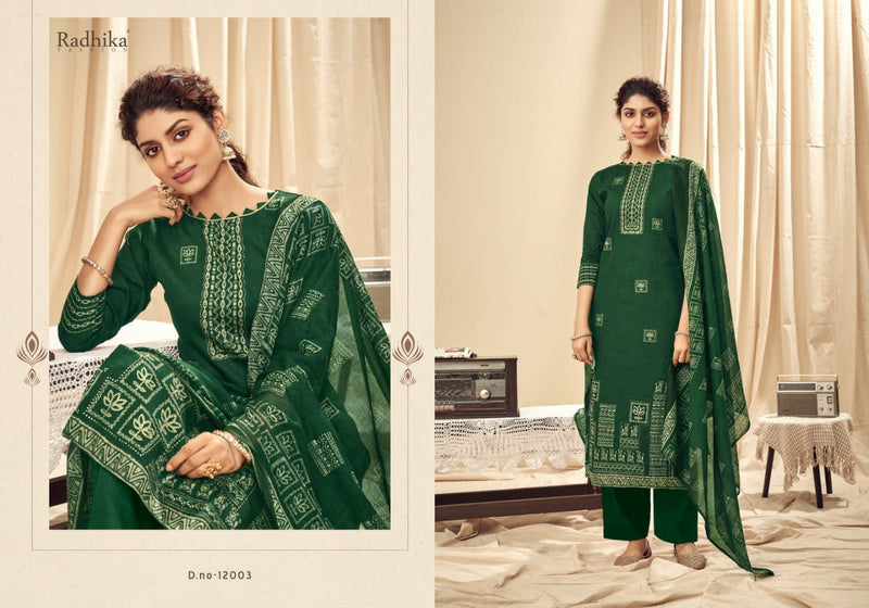 Azara Kiyara Jam Cotton  With Print Party Wear Salwar Suits