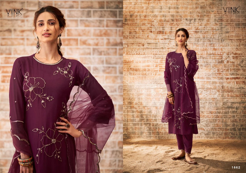 Zia By Vink Dno 1661 To 1666 Heavy Georgette stylish Designer Party Wear Kurti