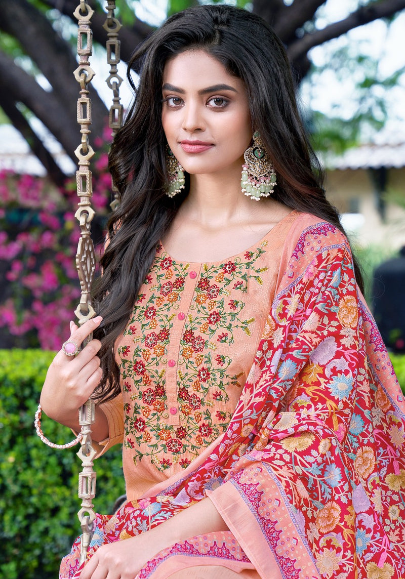 Pink Mirror Dno 1001 To 1006 Viscose Stylish Designer Party Wear Kurti with Dupatta