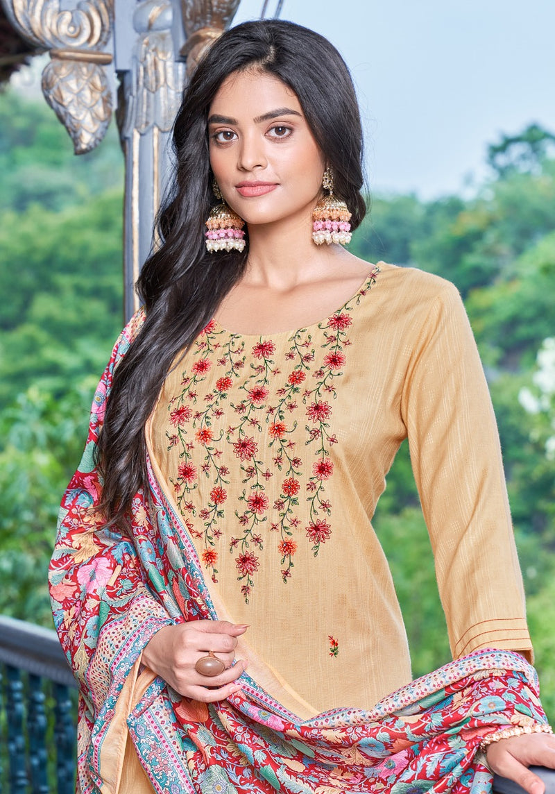 Pink Mirror Dno 1001 To 1006 Viscose Stylish Designer Party Wear Kurti with Dupatta