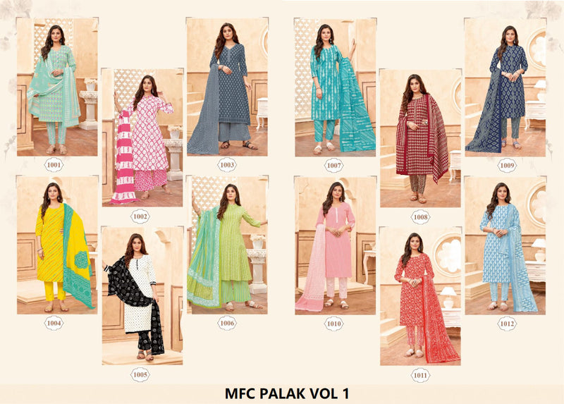 Mfc Palak Vol 1 Pure Cotton With Printed Fancy Stylish Designer Salwar Suit