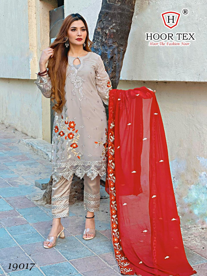 Hoor Tex Super Hit Designs 19017 Stylish Pakistani Salwar Kameez