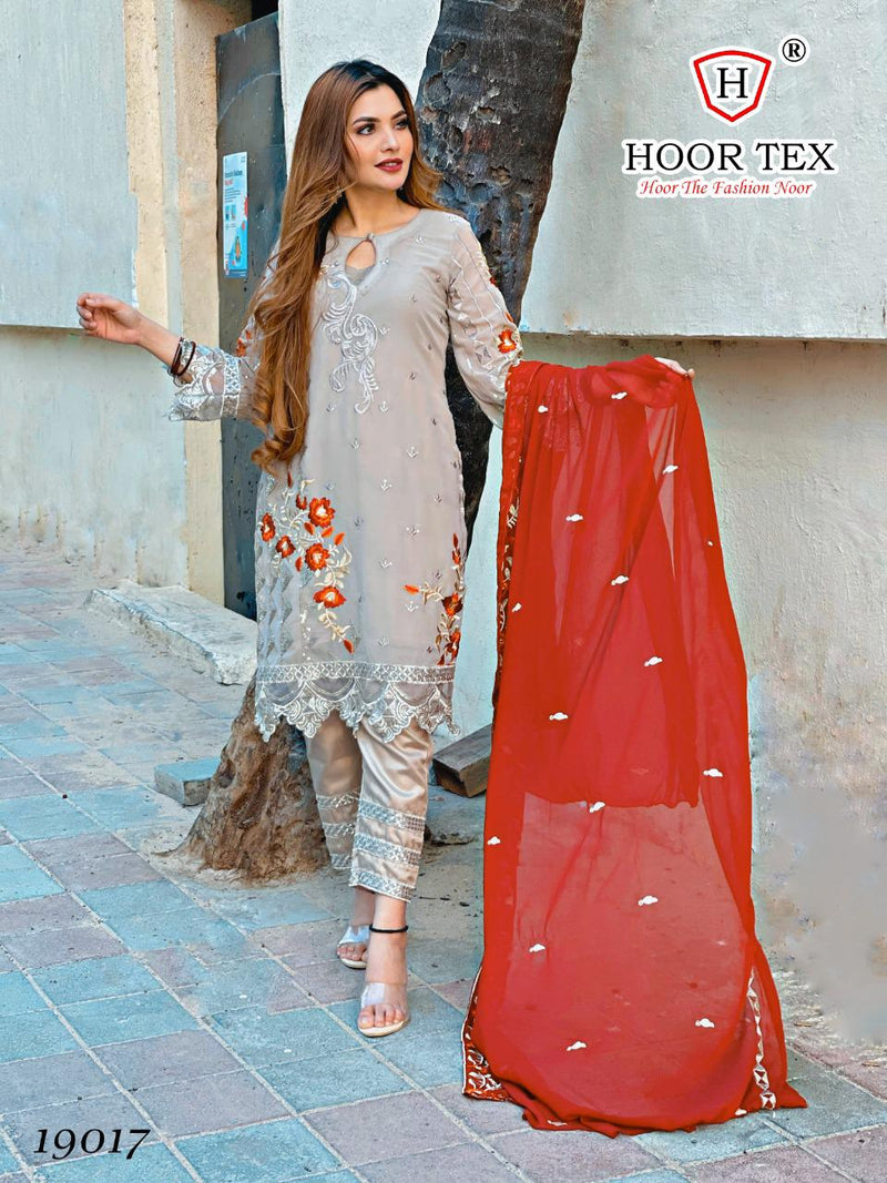 Hoor Tex Super Hit Designs 19017 Stylish Pakistani Salwar Kameez