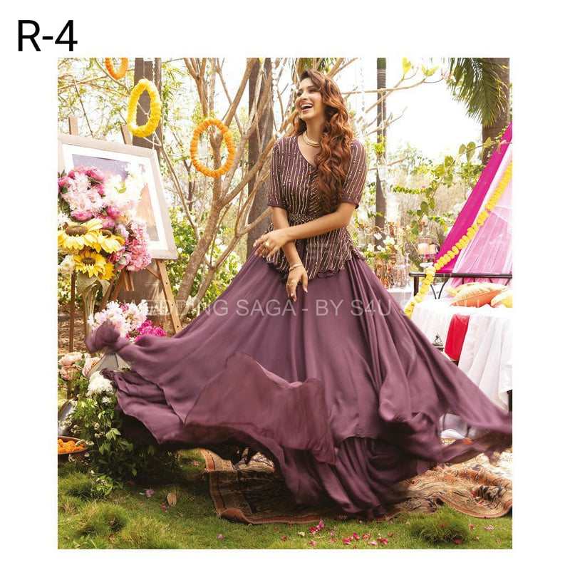 S4U Shivali Rangrez Vol-2 Design Series: RG 01, RG 02, RG 03, RG 04, RG 05  Chinon Fancy Long Kurtis In Singles And Full Catalog – Rangrez Vol-2 |  Pink, Blue, Red –