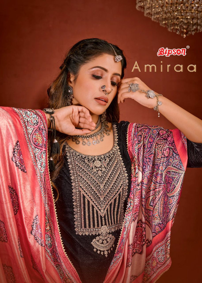 Bipson Amiraa Pure Viscose Velvet Winter Wear Salwar Suit