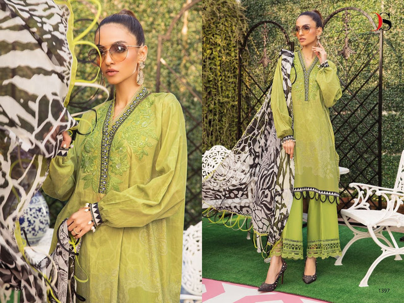Deepsy Suit Mariab Mprint 22-2 Dno 1397 Cotton Stylish Designer Casual Wear Salwar Suit