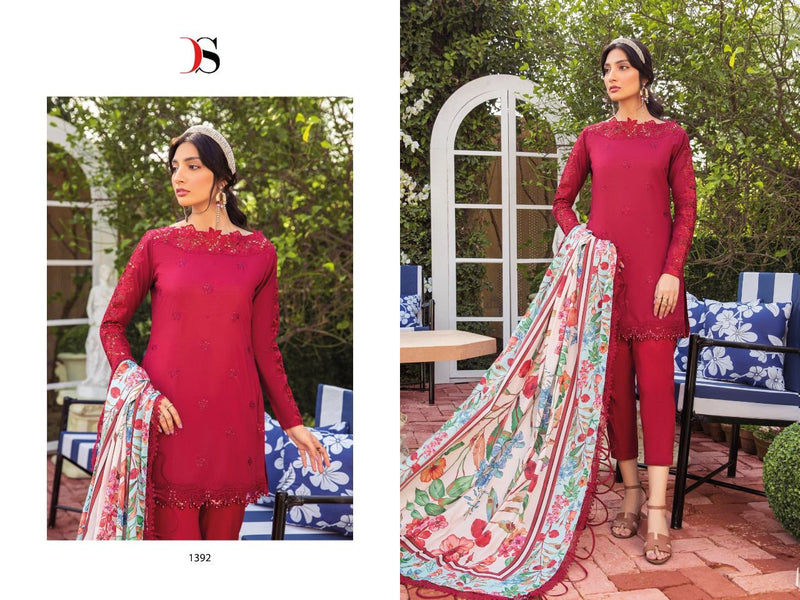 Deepsy Suit Mariab Mprint 22-2 Dno 1392 Cotton Stylish Designer Casual Wear Salwar Suit