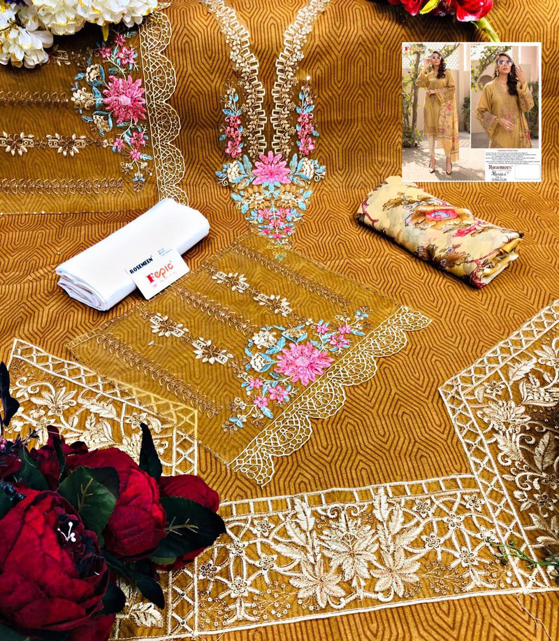 Fepic Rosemeen Maria B Vol 4 Dno 2126 Cotton With Embroidery Stylish Designer Wear Salwar Kameez