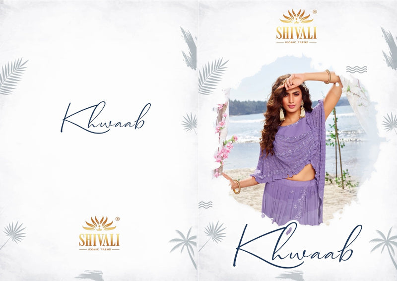 Shivali Fashion Khwaab Georgette Stylish Designer Party Wear Indo Western