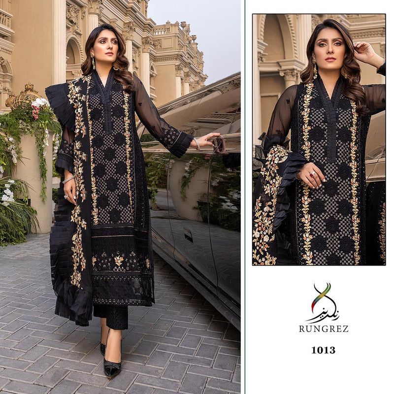 Rungrez Dno 1013 Georgette Stylish Designer Party Wear Salwar Kameez