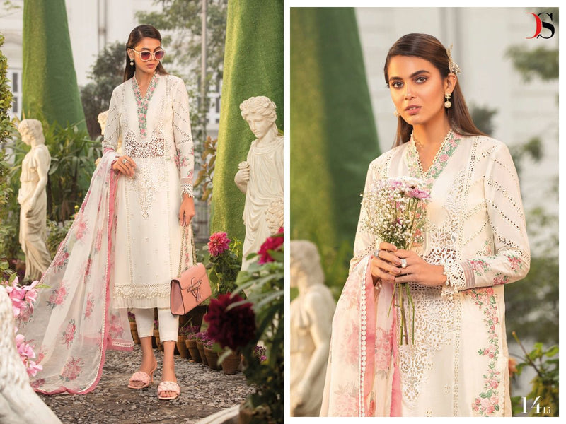 Deepsy Maria B Dno 1414 Cotton Stylish Designer Casual Wear Salwar Suit