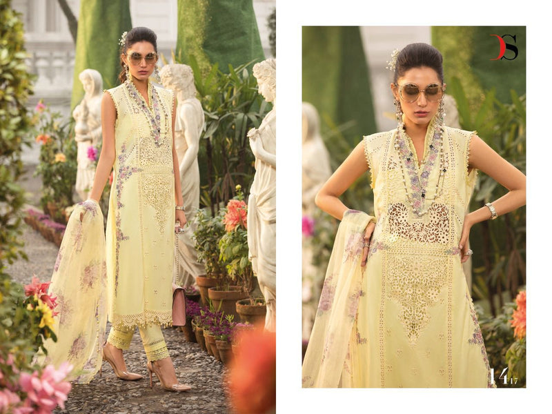 Deepsy Maria B Dno 1417 Cotton Stylish Designer Casual Wear Salwar Suit