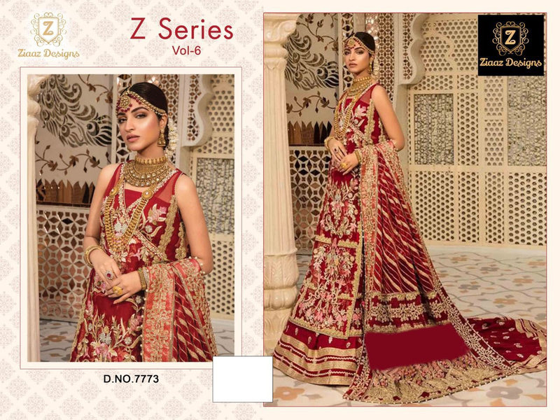 Ziaaz Designs Z series Vol 6 7773 B Georgette Stylish Designer Wear Salwar Kameez