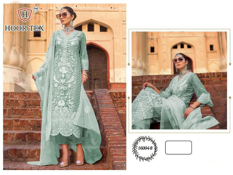 Hoor Tex Nafiza Vol 11 Dno 16004 B Net Stylish Designer Party Wear Pakistani Style Salwar Suit