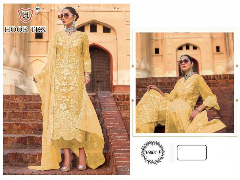 Hoor Tex Nafiza Vol 11 Dno 16004 F Net Stylish Designer Party Wear Pakistani Style Salwar Suit