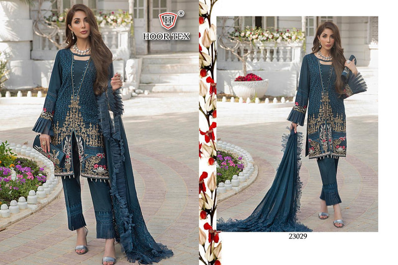 Hoor Tex Dno 23029 Heavy Georgette Stylish Designer Party Wear Salwar Suit