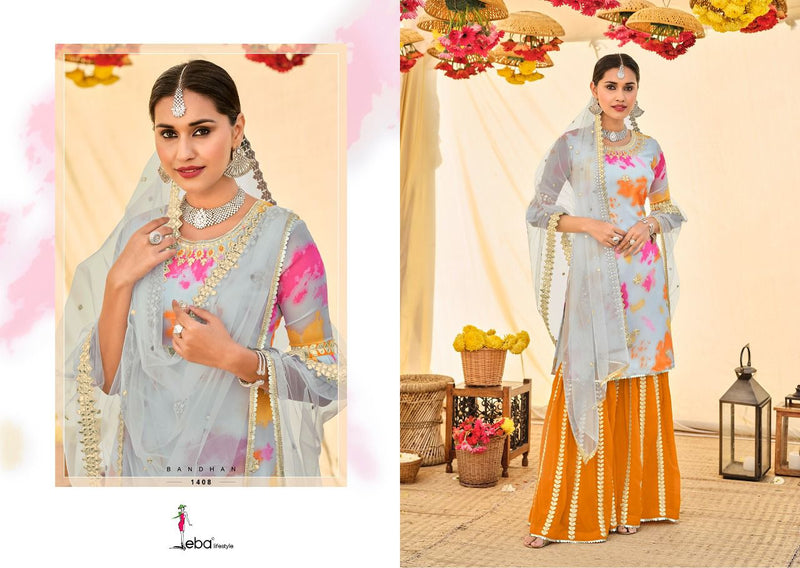 Eba Lifestyle Bandhan Georgette with Digital Printed Stylish Designer Festival Wear Salwar Kameez