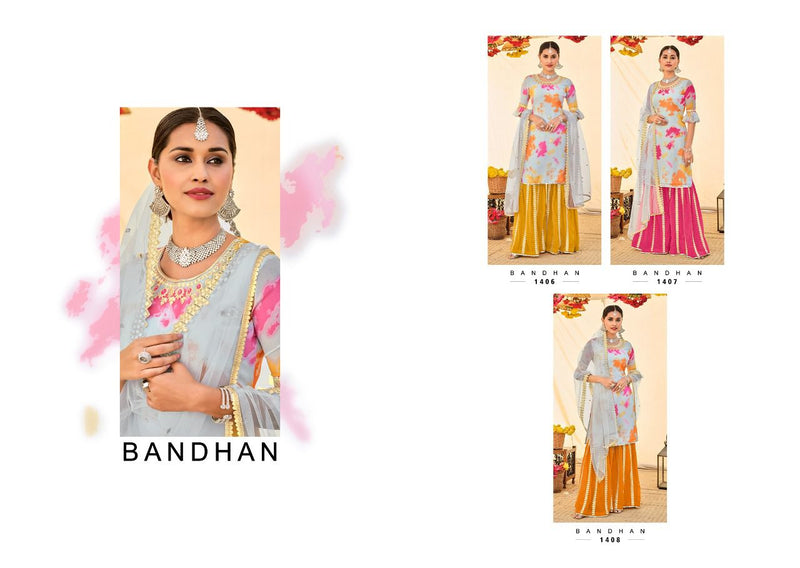 Eba Lifestyle Bandhan Georgette with Digital Printed Stylish Designer Festival Wear Salwar Kameez