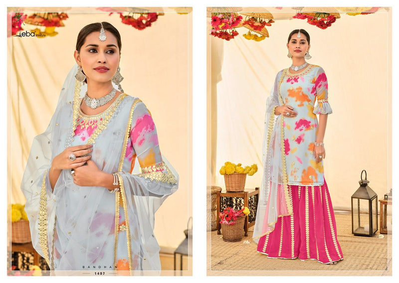 Eba Lifestyle Bandhan Georgette with Digital Printed Stylish Designer Festival Wear Salwar Kameez