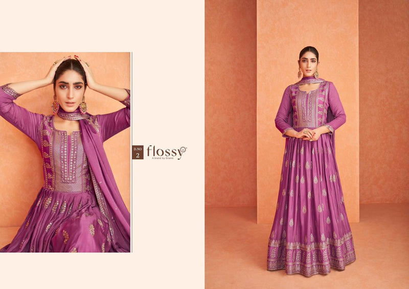 Flossy Naksha Vol 1 Real Jorjet Stylish Designer Long Beautiful Graceful Look Kurti
