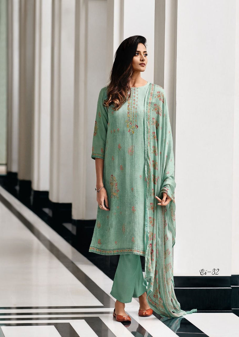Varsha Erica Muslin With Embroidered Digital Print Casual Wear Salwar Suit