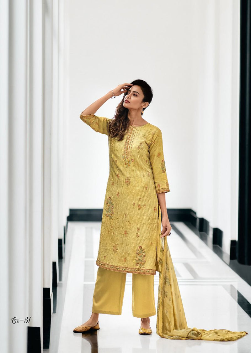 Varsha Erica Muslin With Embroidered Digital Print Casual Wear Salwar Suit