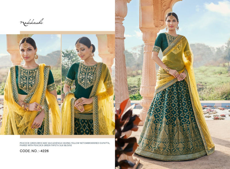 Nakkashi Dno 4226 Silk With Embroidered Work Stylish Designer Wedding Wear Lehenga Choli