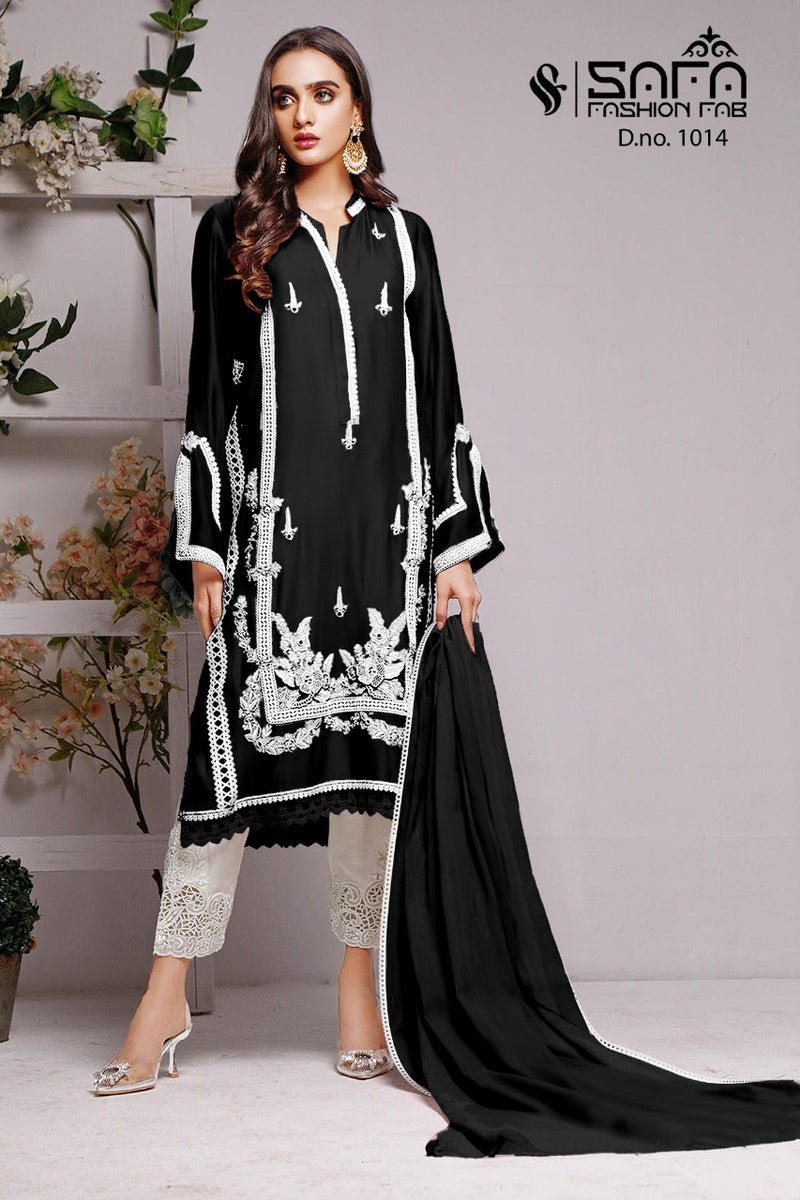 Safa Fashion Fab Dno 1014 C Georgette Stylish Designer Party Wear Pakistani Style Kurti