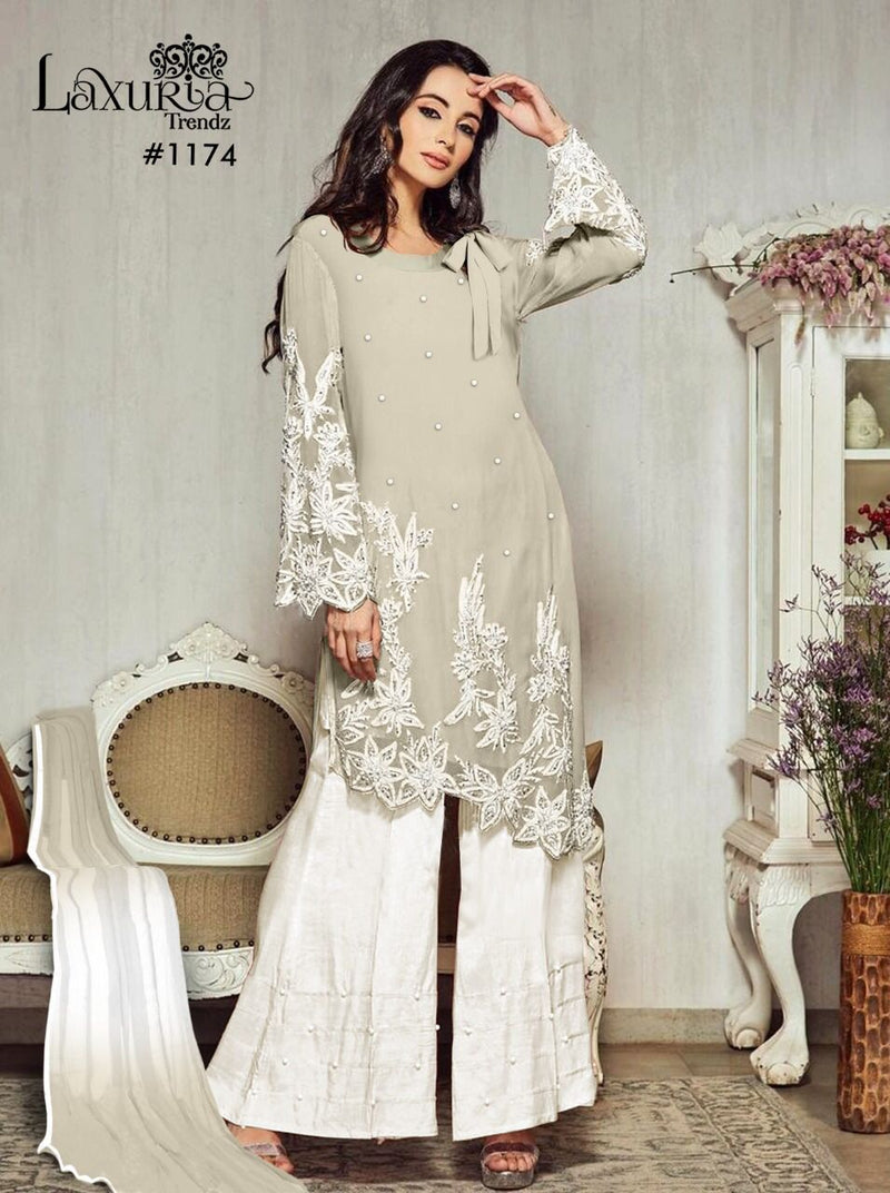 Luxuria Trendz Dno 1174 D Fox Georgette Stylish Designer Pakistani style Pret Kurti