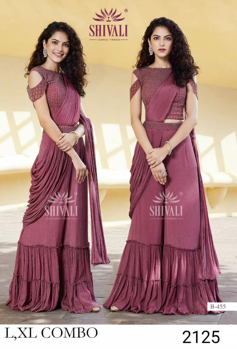 Shivali Dno 455 Fancy Stylish Designer Party Wear Beautiful Look Indo Western
