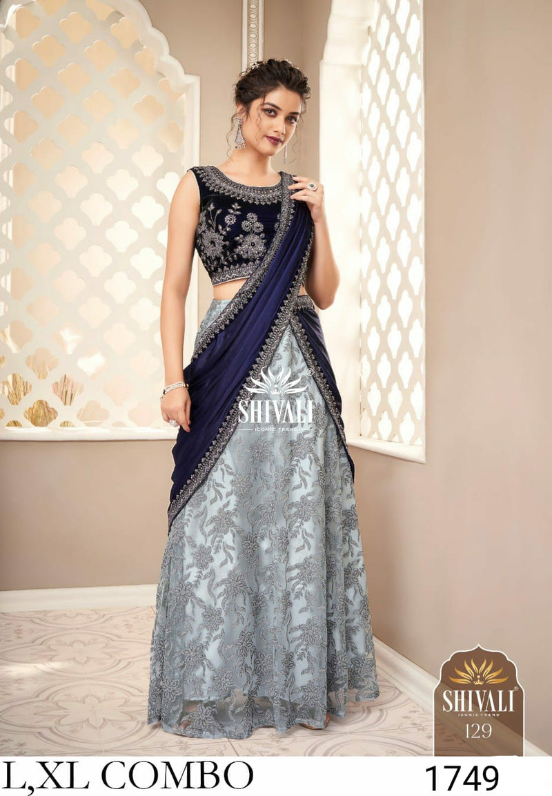 Shivali Dh 129 Fancy Stylish Designer Party Wear Modern Style Lehenga Choli